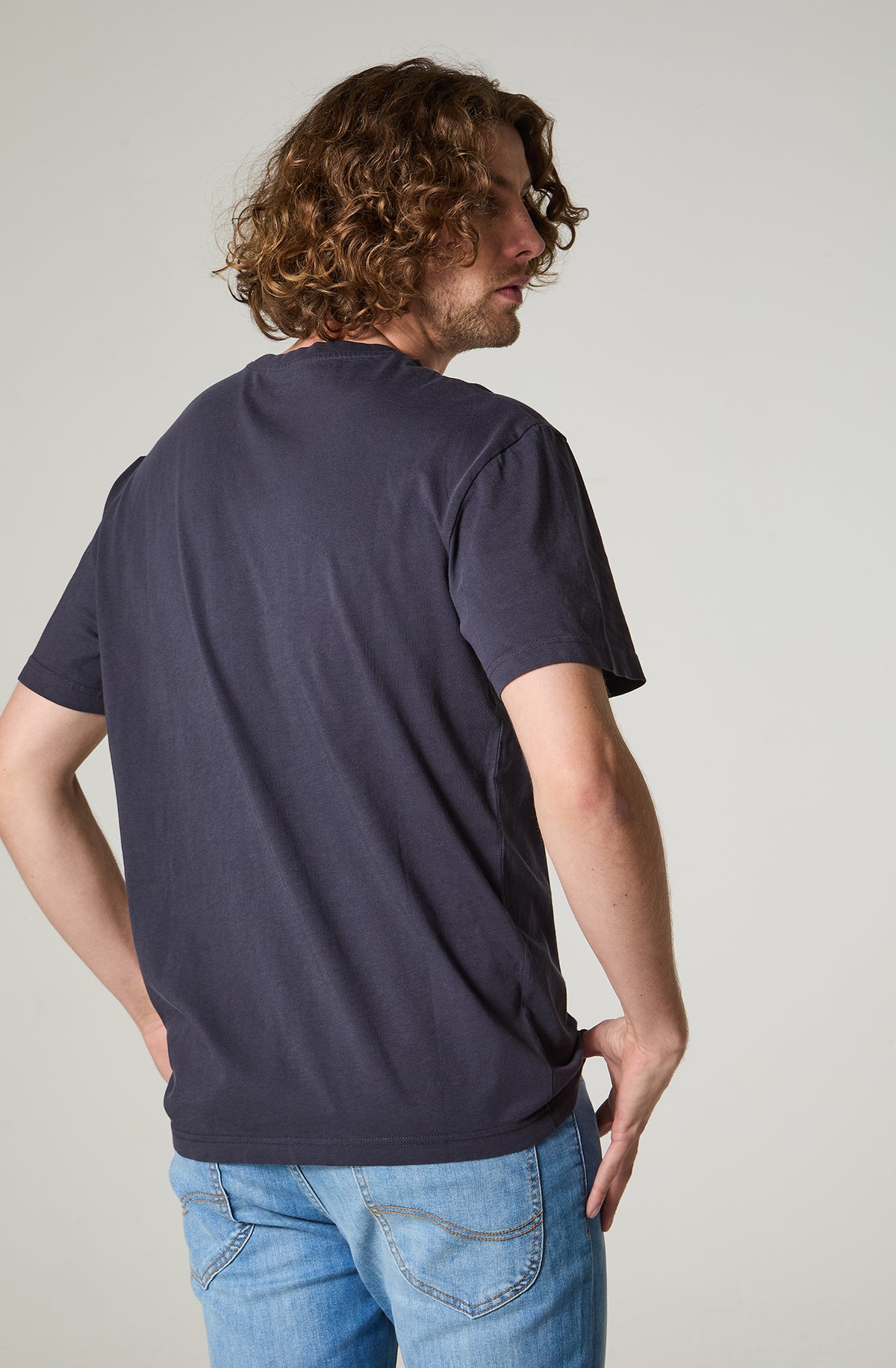 Polera Hombre Manga Corta Regular Fit Marengo
