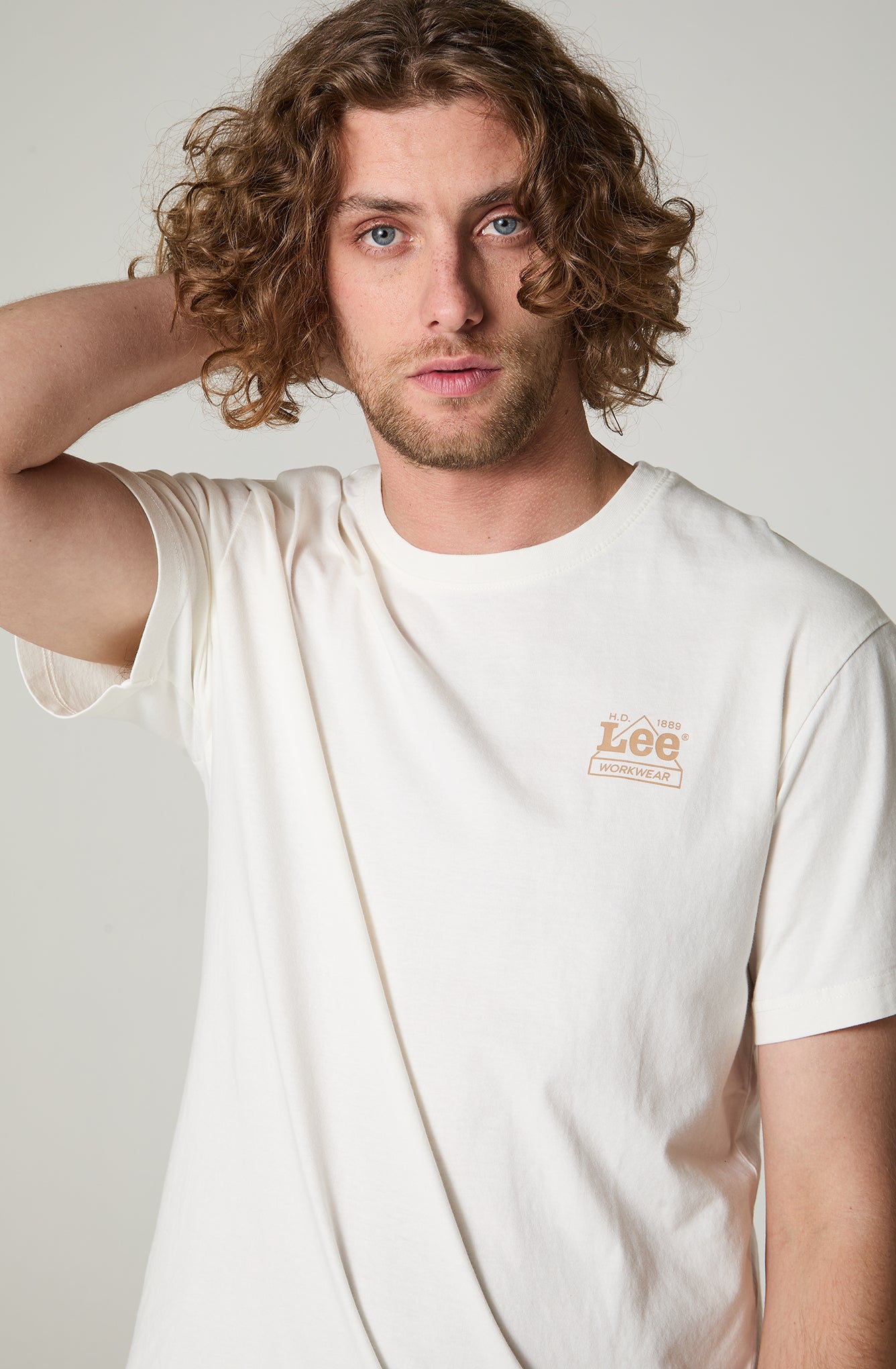 Polera Hombre Manga Corta Regular Fit Blanco