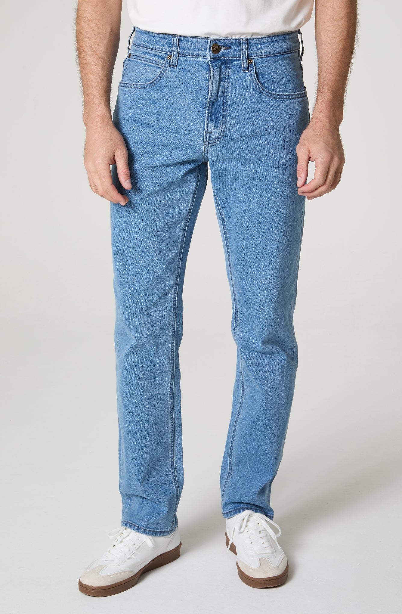 Jeans Hombre 5 Bolsillos Regular Straight Fit