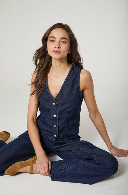 Vest Mujer Denim Regular Fit