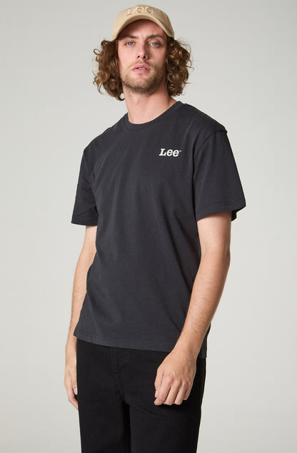 Polera Hombre Patch Regular Fit Negro