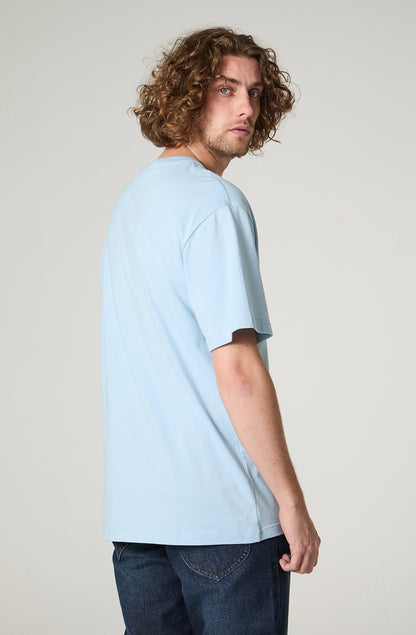 Polera Hombre Regular Fit Celeste